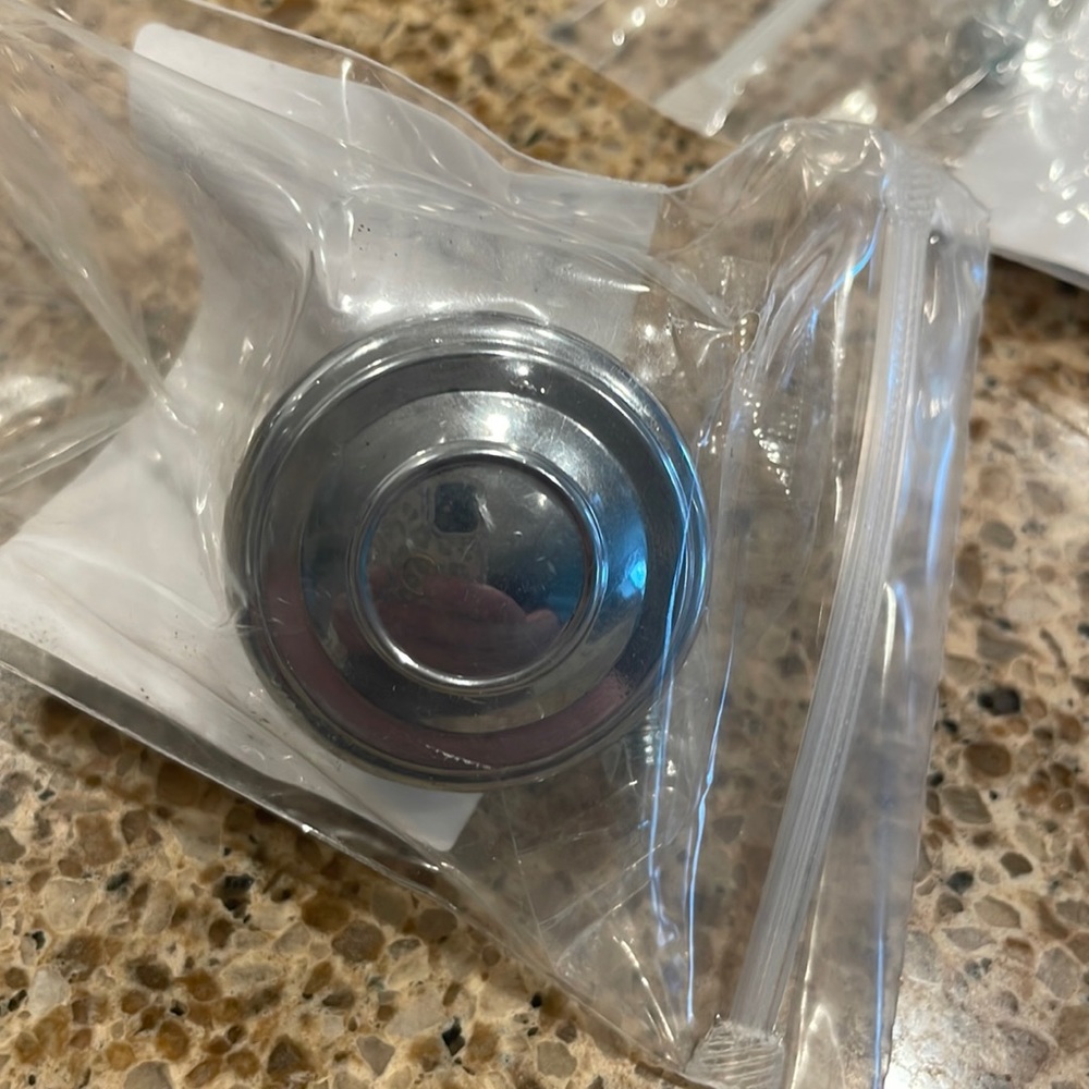 Liberty polished chrome knobs NWT